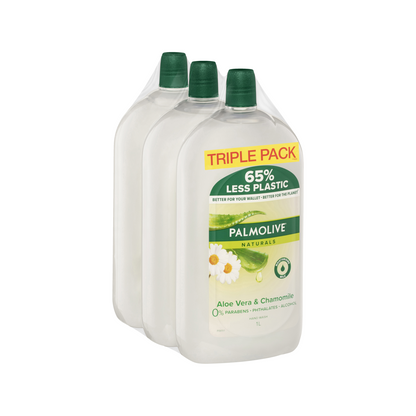 Palmolive Aloe Vera Chamomile Hand Wash - 1L - 3 Pack