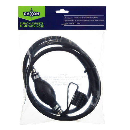 Saxon Siphon Squeeze Pump with Hose