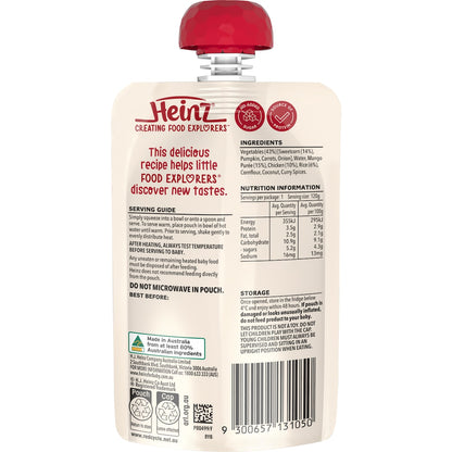 Heinz Baby Food Chicken Sweetcorn & Mango 6+ Months 120g