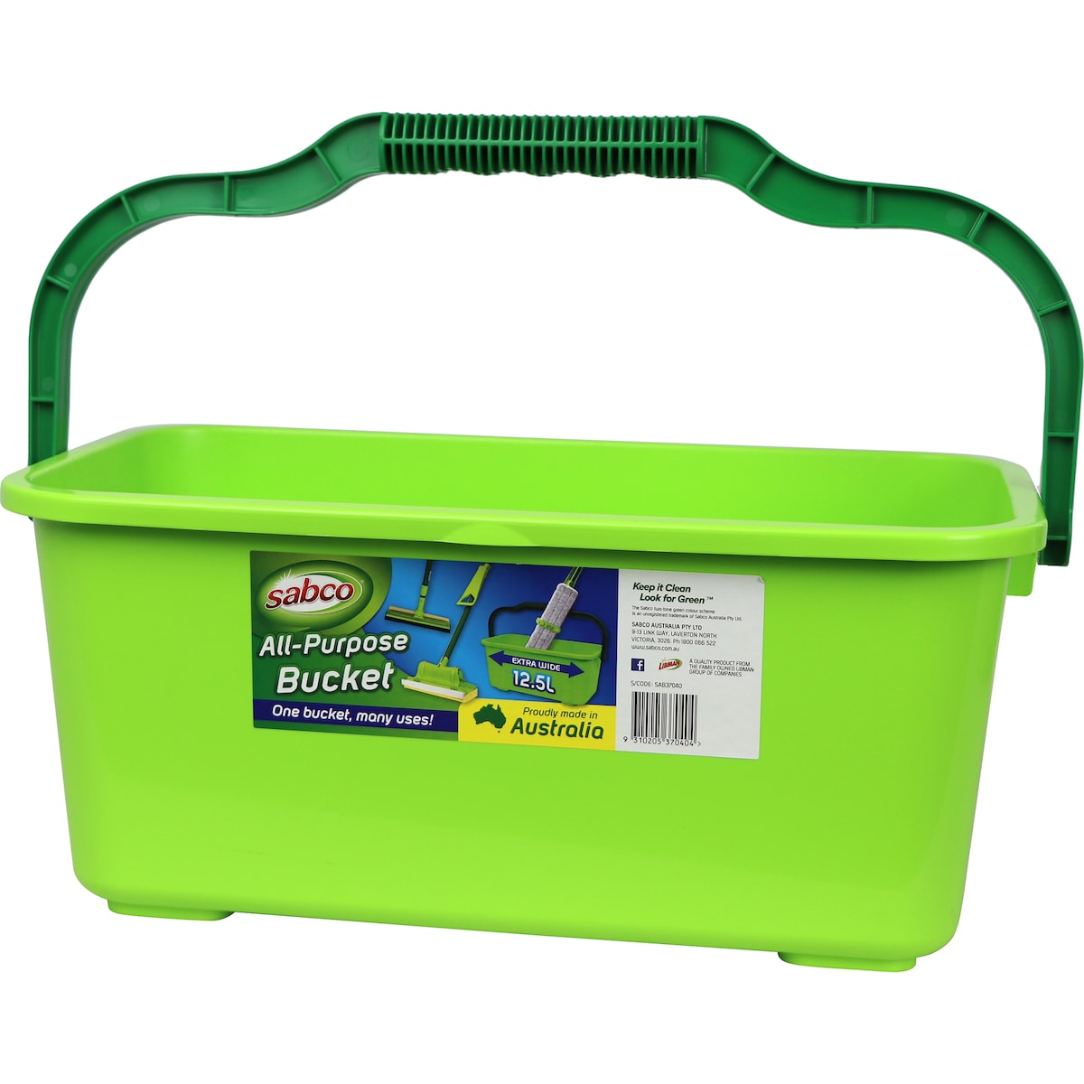 Sabco All Purpose Mop Bucket 12.5L each