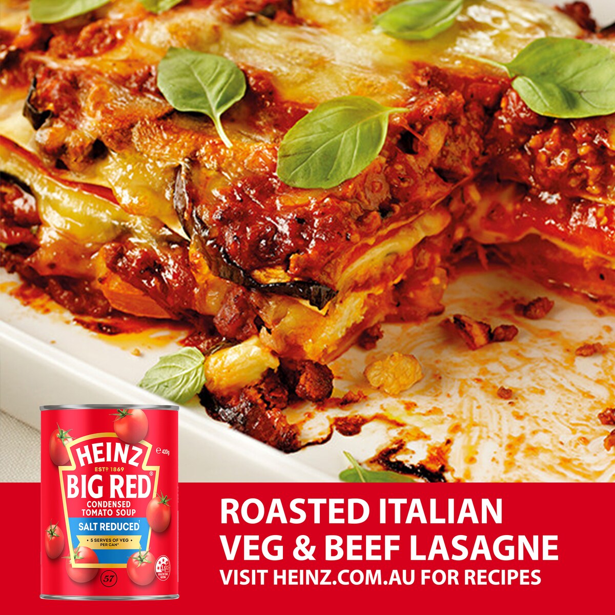 Heinz Big Red Salt Reduced Condensed Tomato Soup 420g