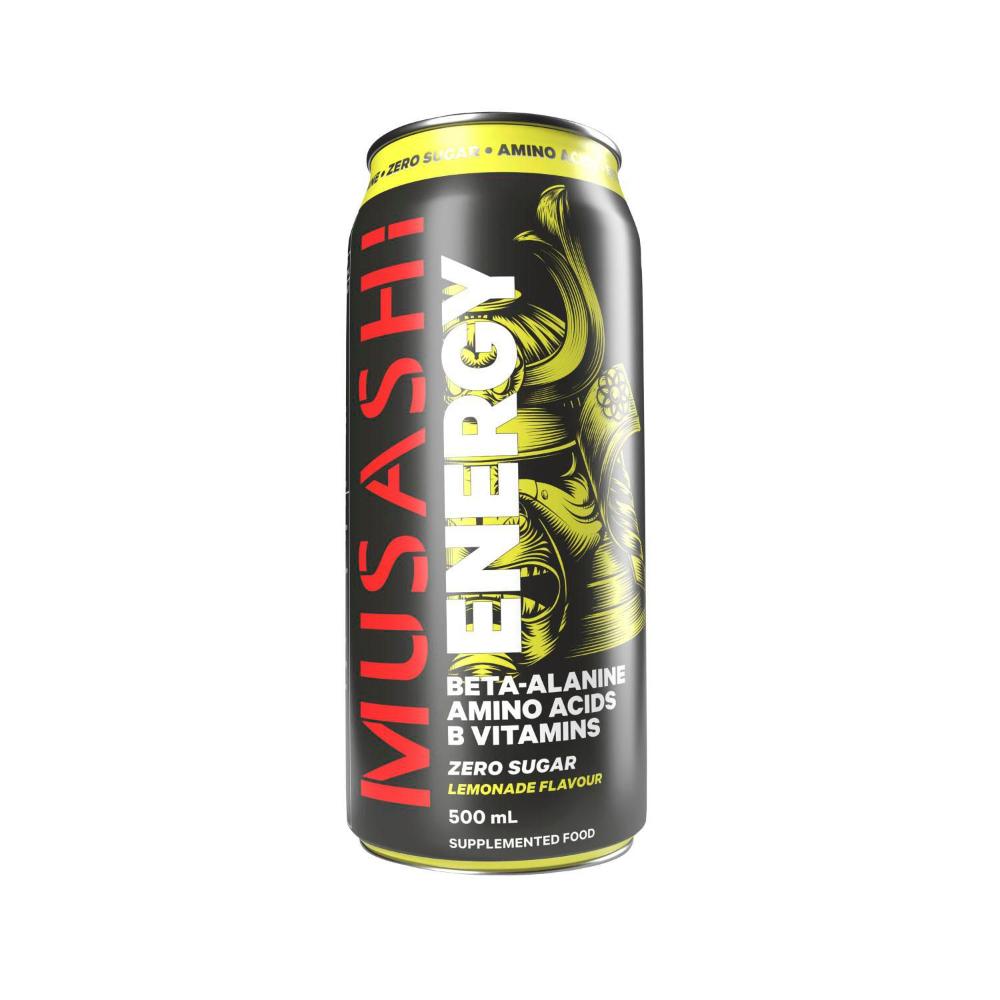 Musashi Energy Drink Lemonade - 500mL