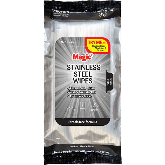 Magic Stainless Steel Wipes Magic Wipes 20 pack