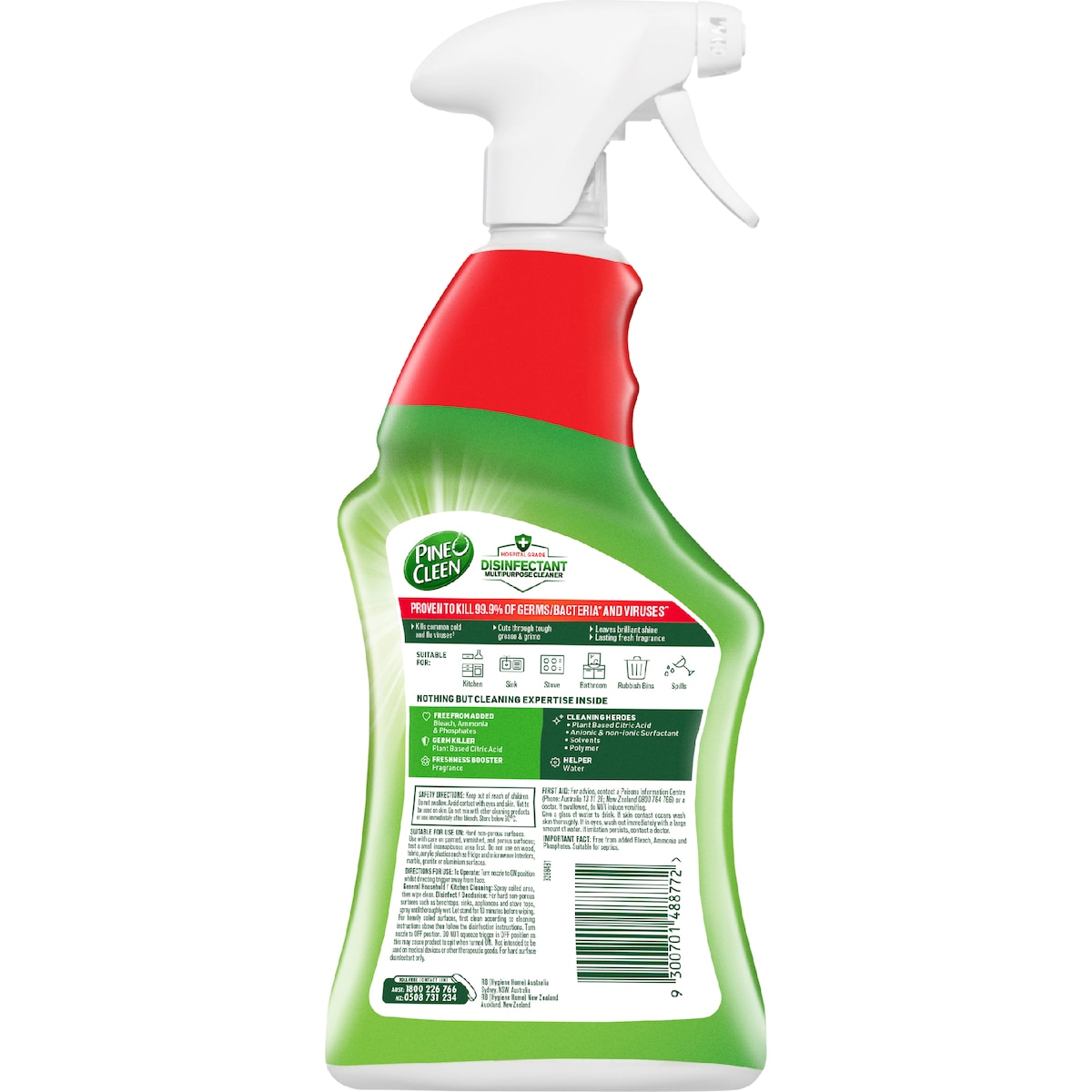 Pine O Cleen Crisp Apple Disinfectant Cleaning Spray 750ml