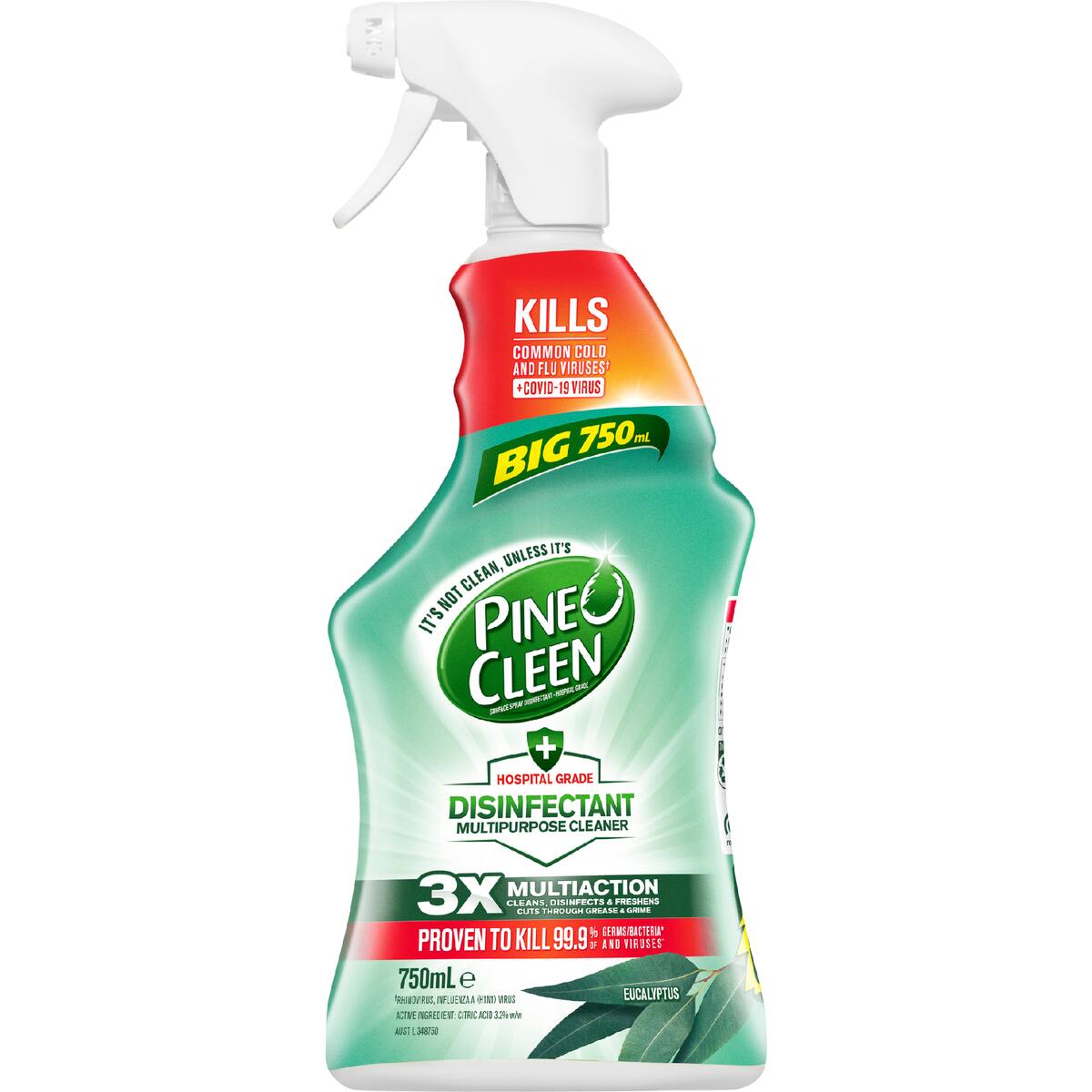 Pine O Cleen Eucalyptus Burst Disinfectant Cleaning Spray 750ml