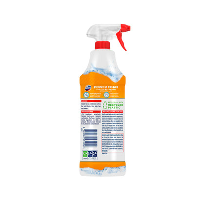Domestos Power Foam Toilet & Bathroom Spray Cleaner Citrus Blast - 450mL