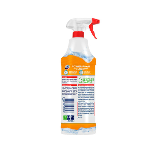 Domestos Power Foam Toilet & Bathroom Spray Cleaner Citrus Blast - 450mL
