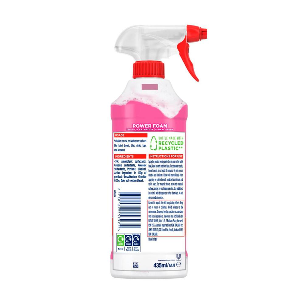 Domestos Power Foam Toilet & Bathroom Spray - 450mL