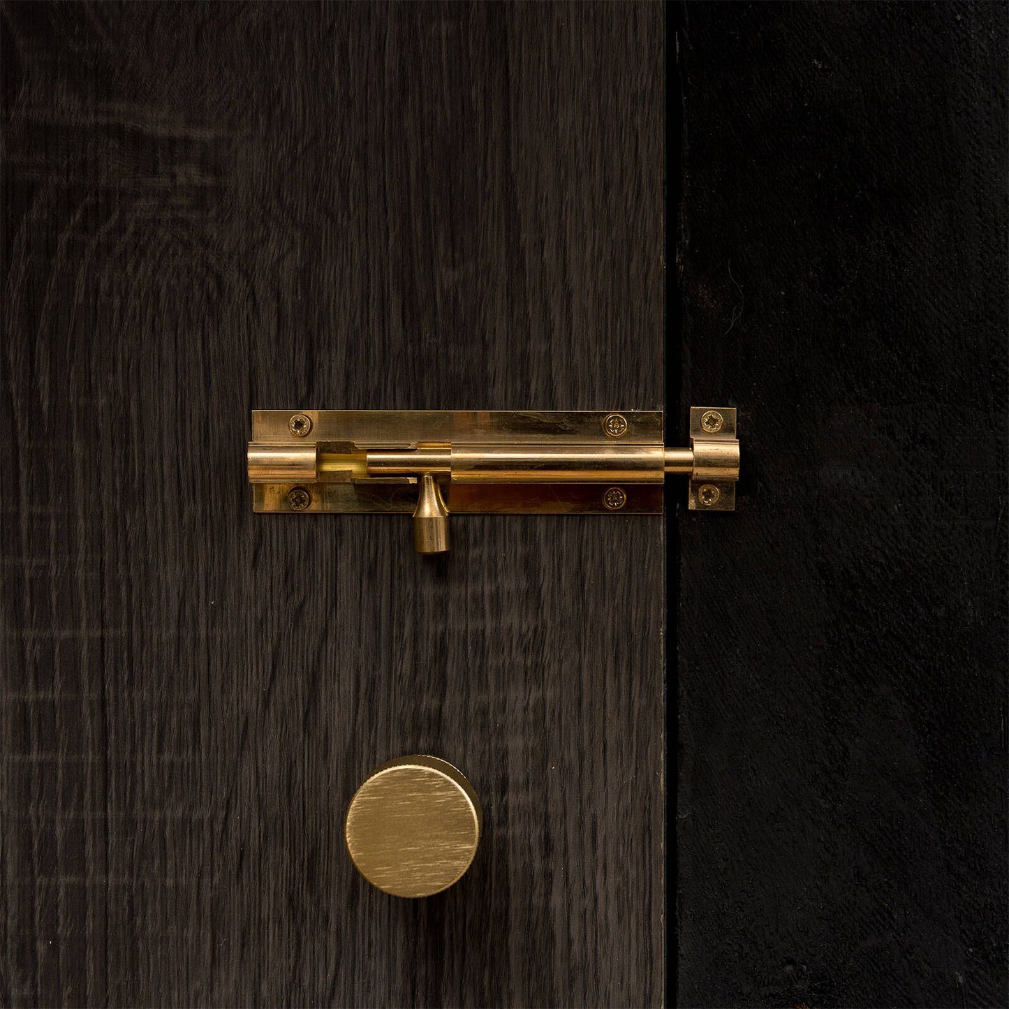 Taskmaster Barrel Bolt - 100mm - Polished Brass