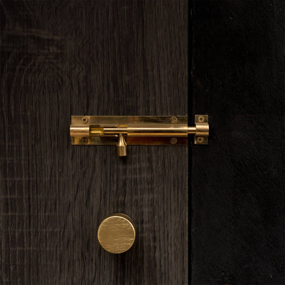 Taskmaster Barrel Bolt - 100mm - Polished Brass