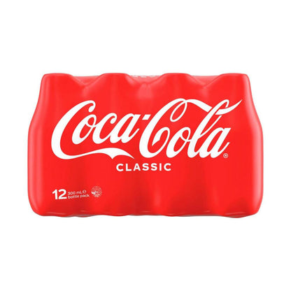 Coca-Cola assic Soft Drink Multipack Mini Bottles 12x300ml