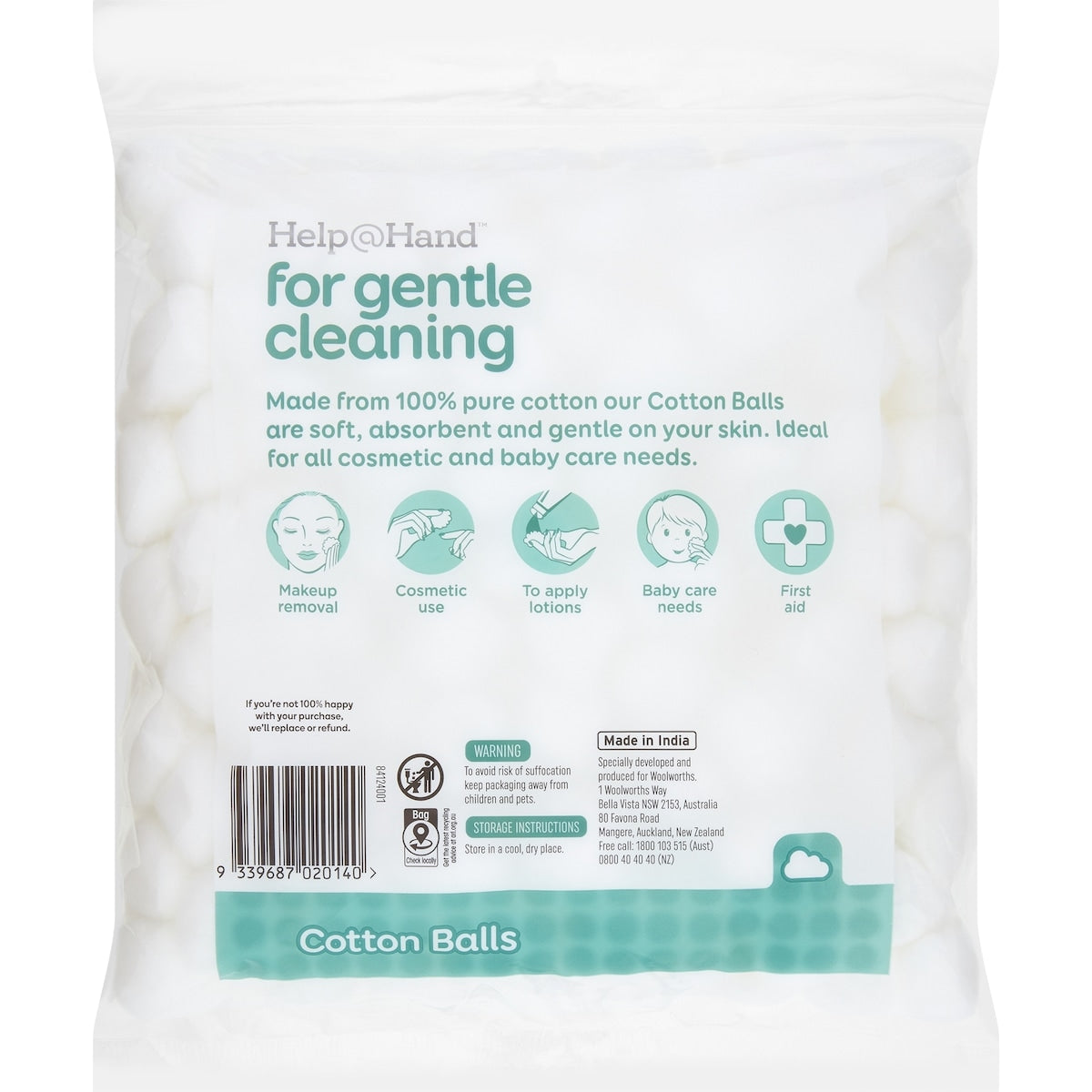 Help@hand Cotton Balls 200 Pack