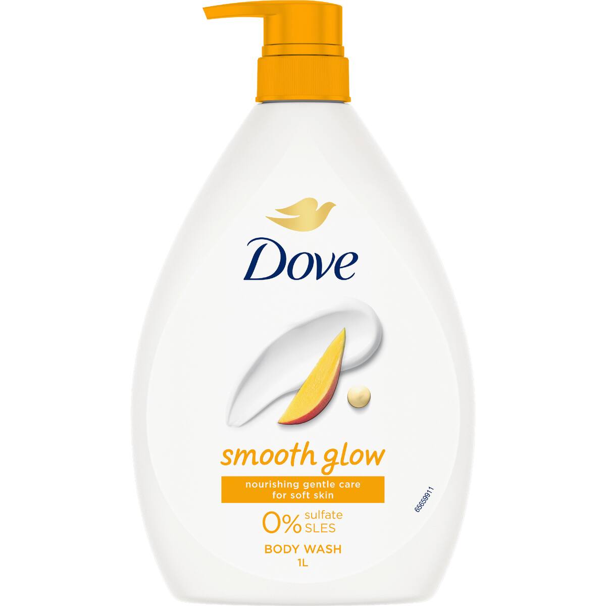 Dove Glowing Body Wash With Mango & Almond Butters 1l