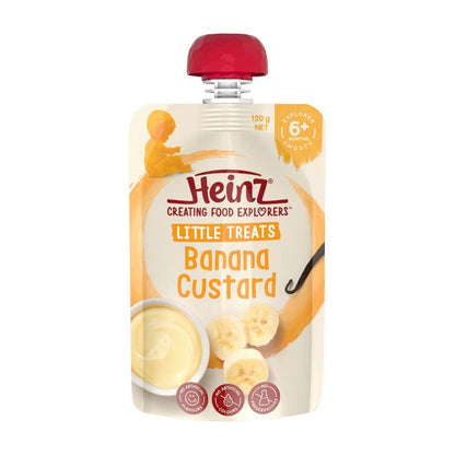Heinz Banana Custard Pouch 6+ Months - 120g