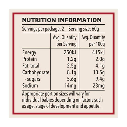 Heinz Banana Custard Pouch 6+ Months - 120g