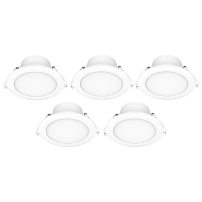 Arlec RGB CCT LED Downlight - 9W - 92mm - 5 Pack