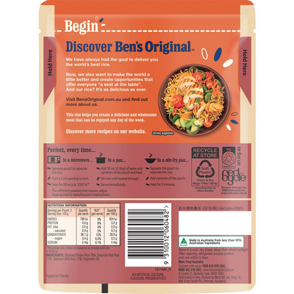 Bens Original Brown, Red & Wild Rice Medley Microwave Rice Pouch 250g