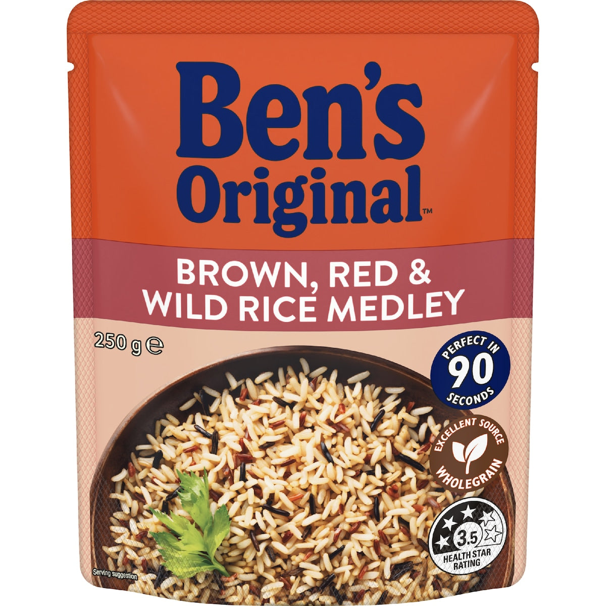 Bens Original Brown Red & Wild Rice Medley Microwave Pouch 250g