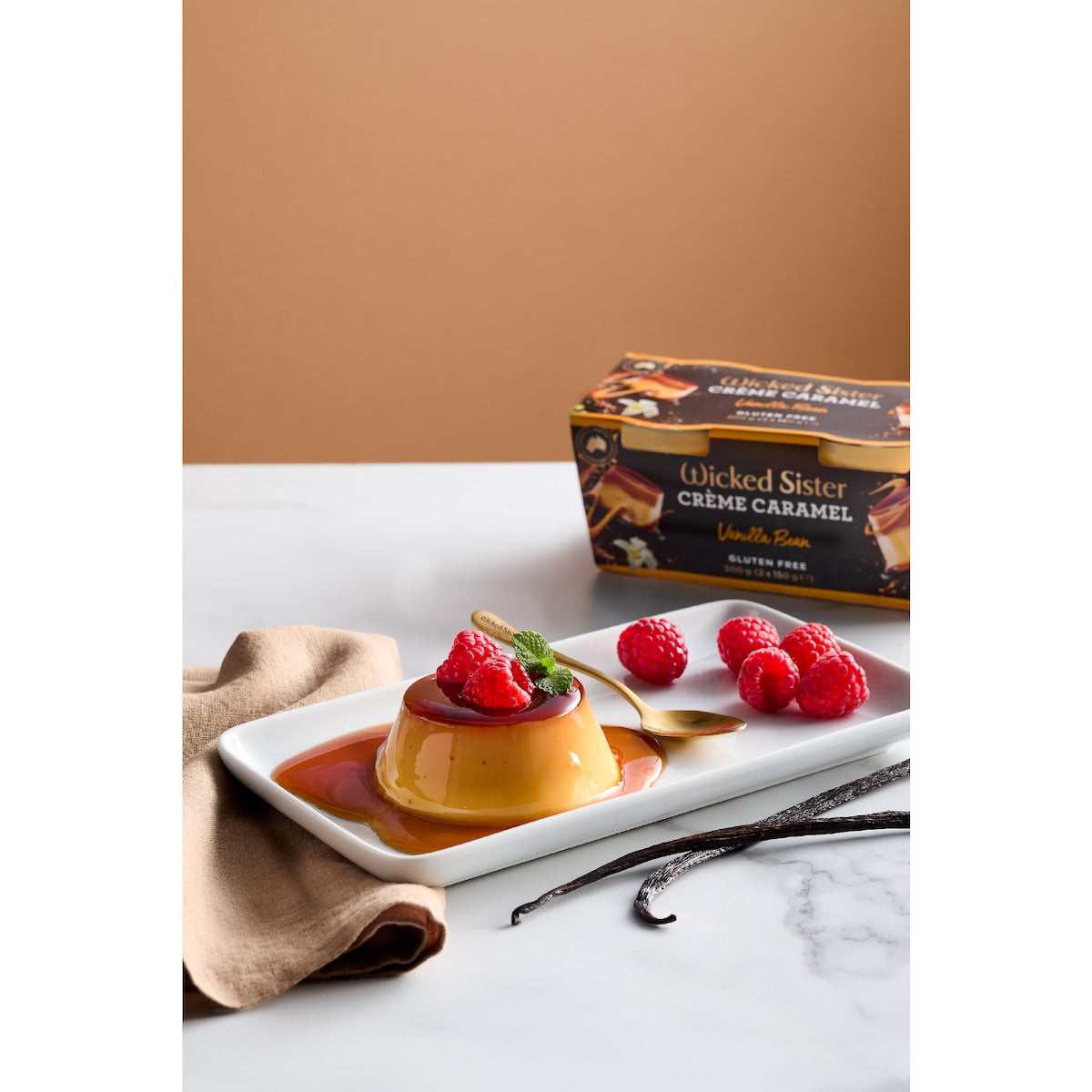 Wicked Sister Vanilla Bean Creme Caramel 150g X 2 Pack