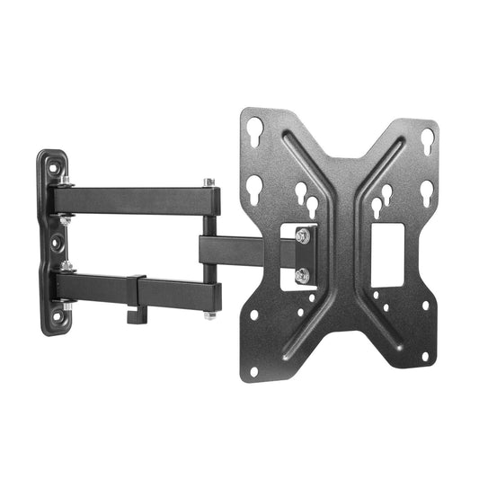 Practa Solutions Full Motion TV Wall Mount - 23"-47" TV, Up to 30kg, Black