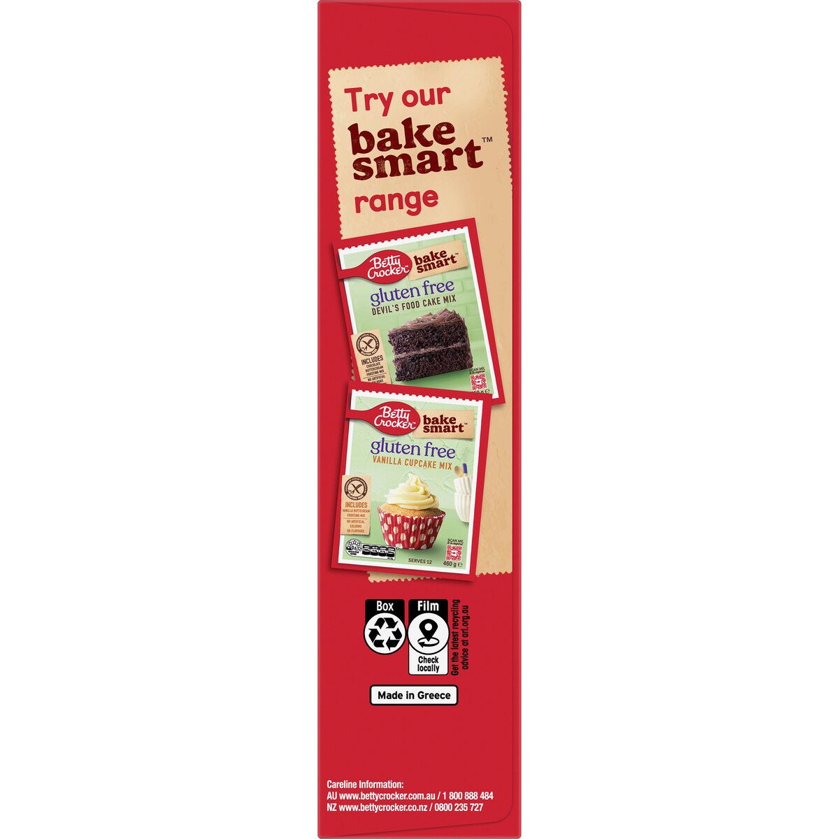 Betty Crocker Chocolate Fudge Gluten Free Brownie Mix 450g