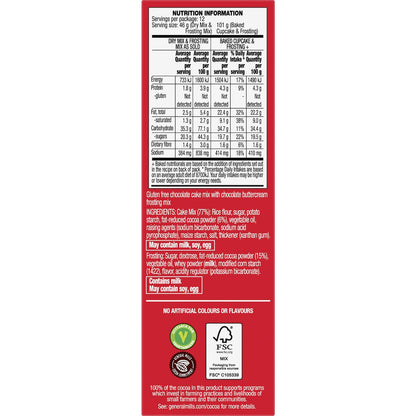 Betty Crocker Devils Food Gluten Free Cake Mix 550g