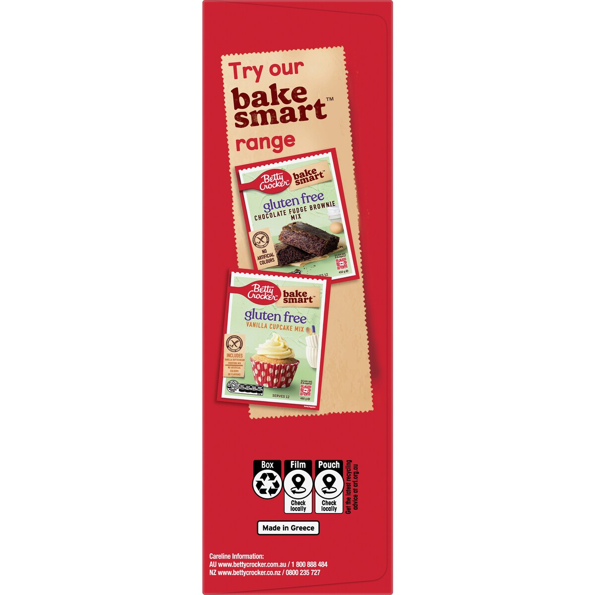 Betty Crocker Devils Food Gluten Free Cake Mix 550g