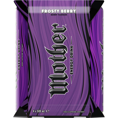 Mother Energy Drink Frosty Berry Multipack Cans 500ml x4 Pack