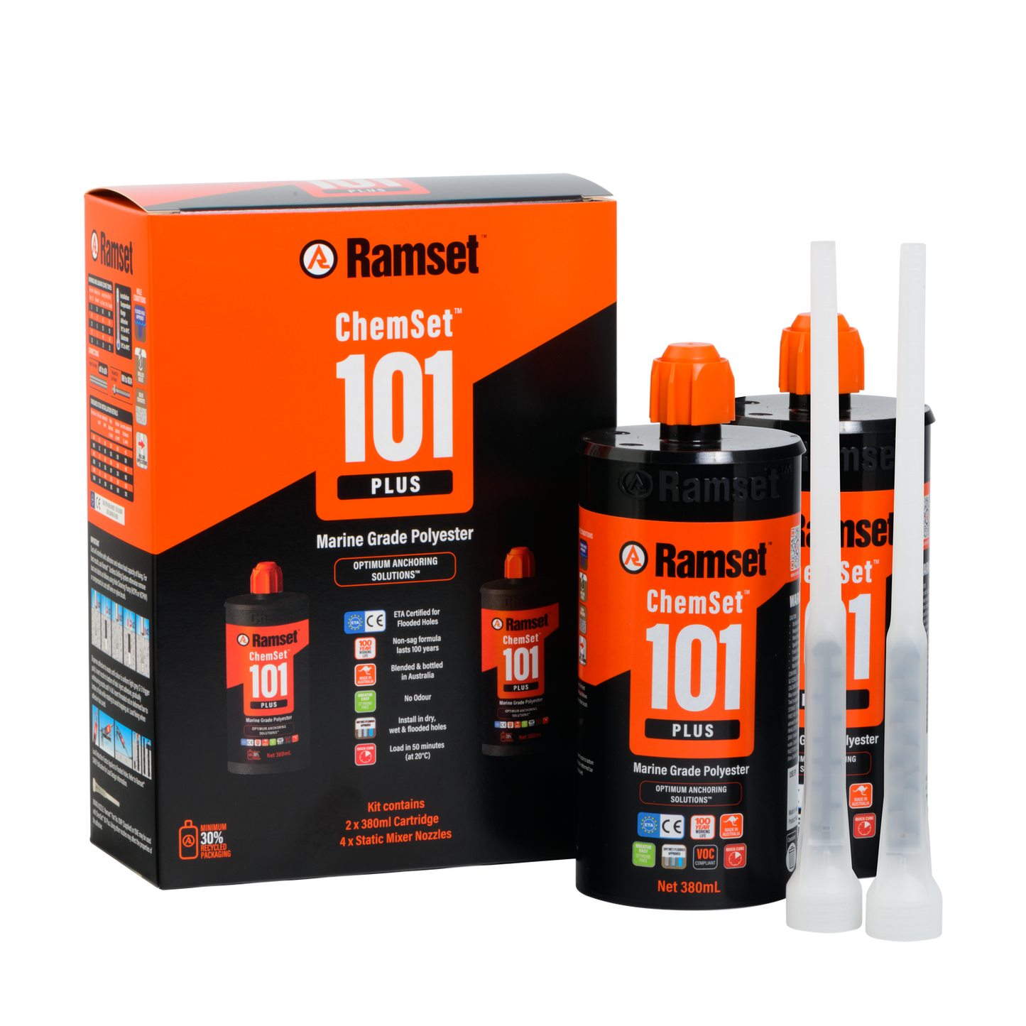Ramset Chemset 101 Injection Kit - 2 x 380ml