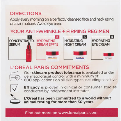 Loreal Paris Revitalift Hydrating Cream Spf 15 50ml
