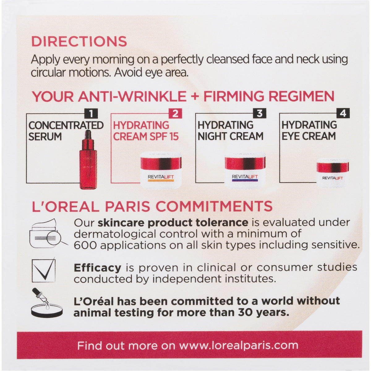 Loreal Paris Revitalift Hydrating Cream Spf 15 50ml