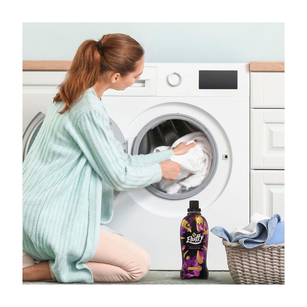 Fluffy Concentrate Liquid Fabric Softener Conditioner Fragrance Temptations Sp ... 1L