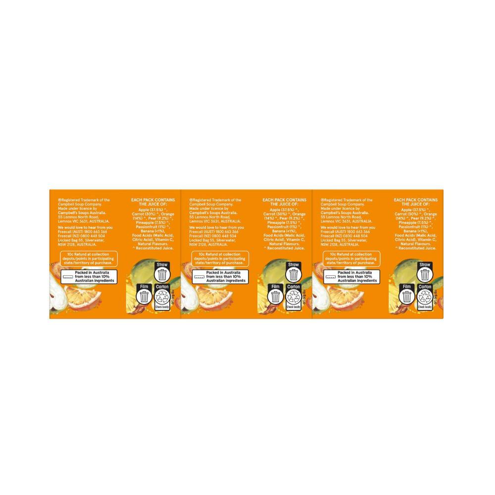 Campbell's V8 Tropical Juice 250ml - 3 Pack