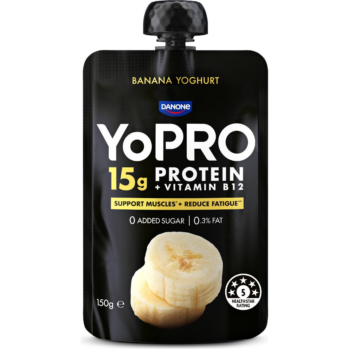 Yopro Protein Yoghurt Pouch Banana 150g