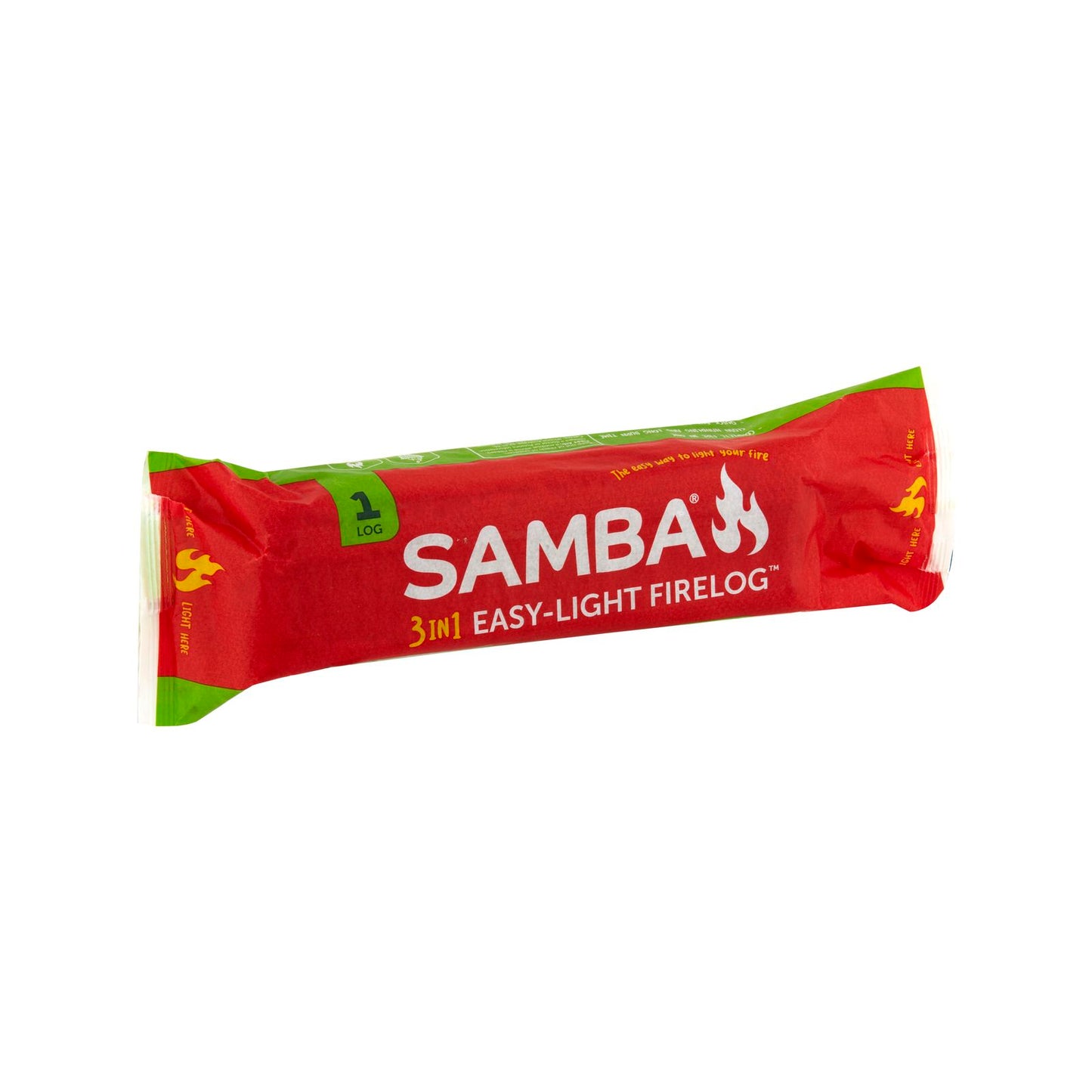 Samba Single Wax Fire Log - 1.08kg