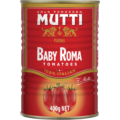 Mutti Baby Roma Tomatoes Whole 400g