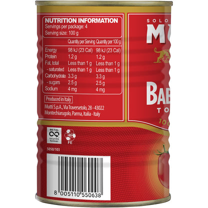 Mutti Baby Roma Tomatoes Whole 400g