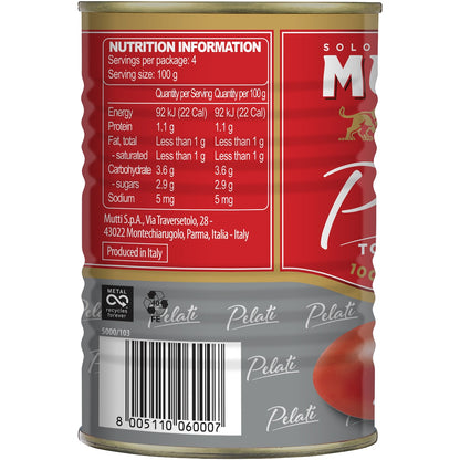 Mutti Peeled Tomatoes Whole 400g