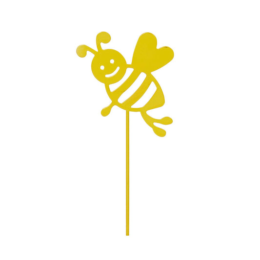 Northcote Pottery Decorative Flat Metal Bee Stake - 17 x 65mm