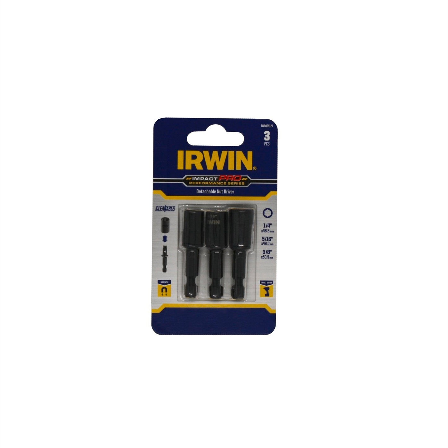 Irwin Detachable Nutsetter - 3 Pack