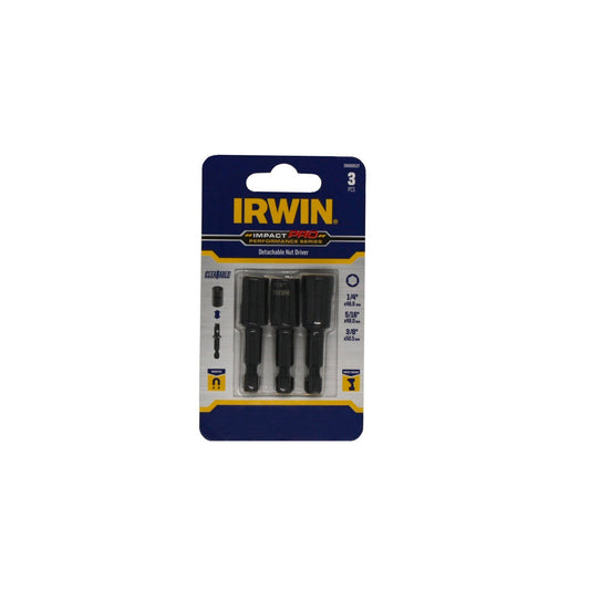 Irwin Detachable Nutsetter 3 Pack