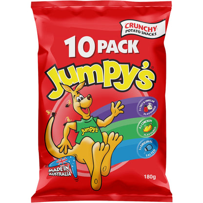 Jumpys Variety Potato Chips 10 Pack