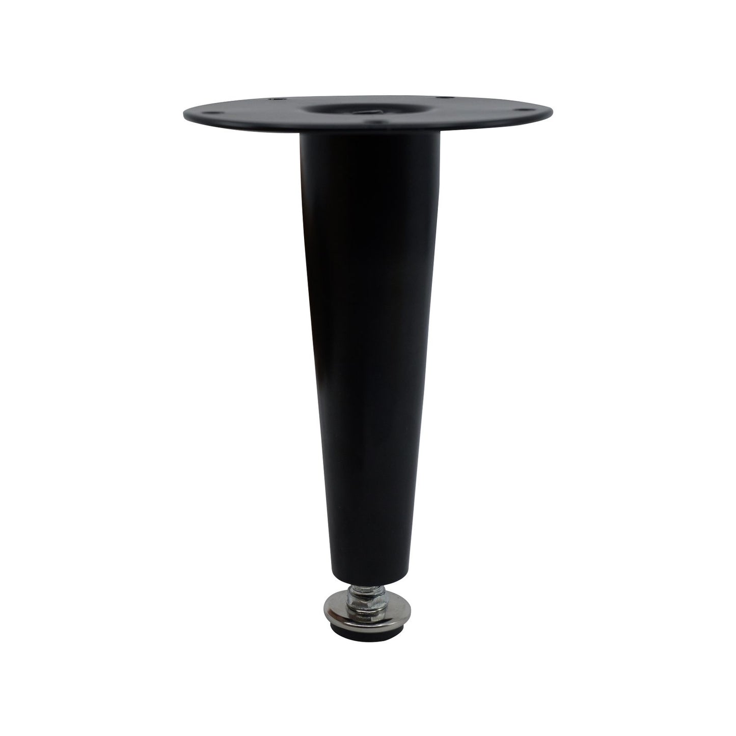 Adoored 150mm Black Tapered Metal Legs