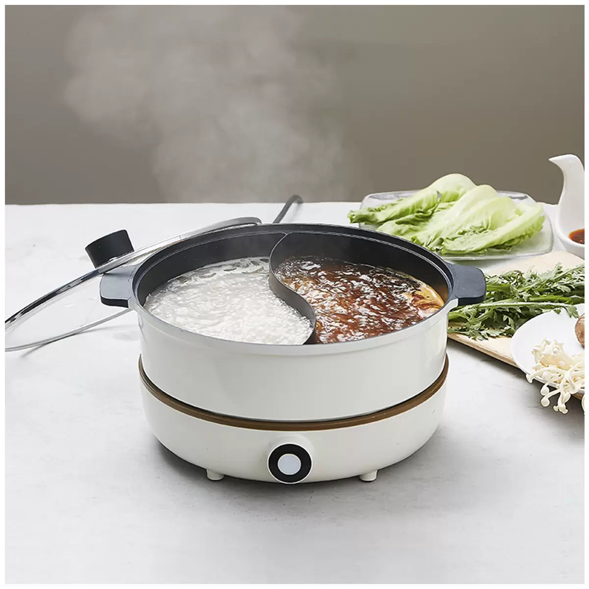 Joyoung Induction Cooker With Hot Pot And divider C21-CL01