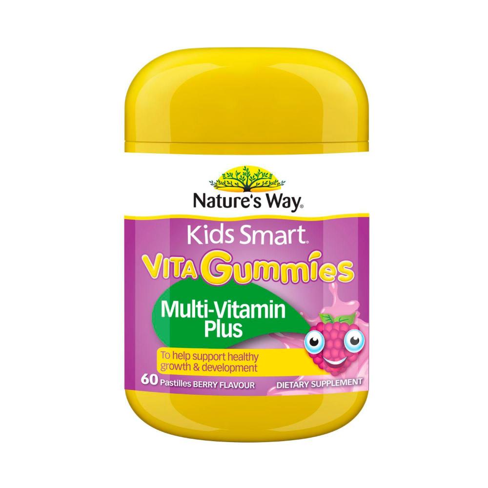 Nature's Way Kid Smart Vita Gummies Multi-vitamin Plus - 60 Pack