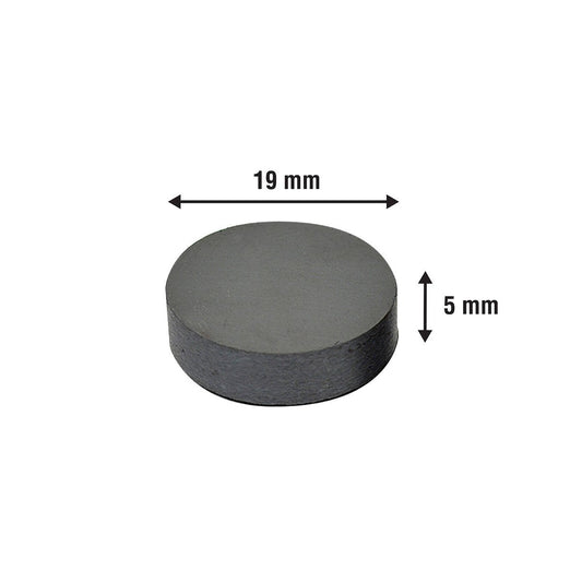 Everhang 18mm Ceramic Disc Magnet - 8 Pack - Lightweight - Strong