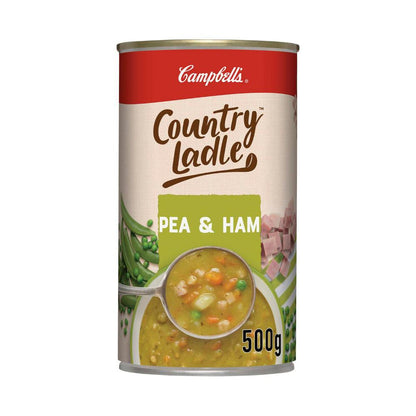 Campbell's Country Ladle Soup Can Pea & Ham - 500g