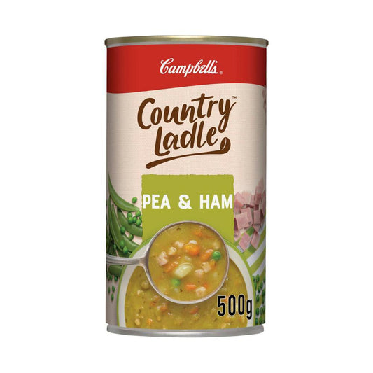 Campbell's Country Ladle Soup Can Pea & Ham - 500g