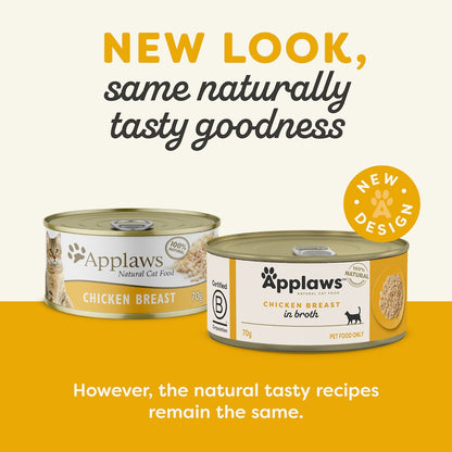 Applaws Chicken Breast Tin Wet Cat Food 70g