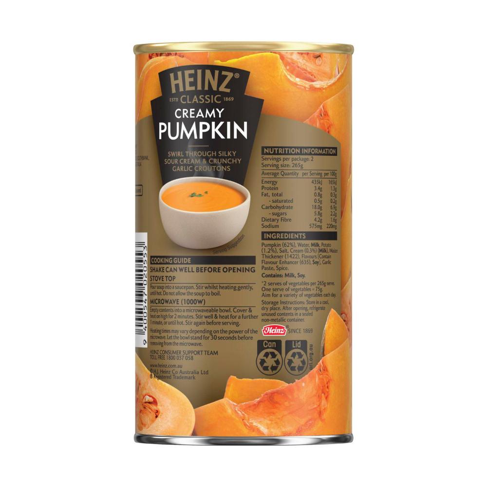 Heinz assic Creamy Pumpkin Soup Can - 535g